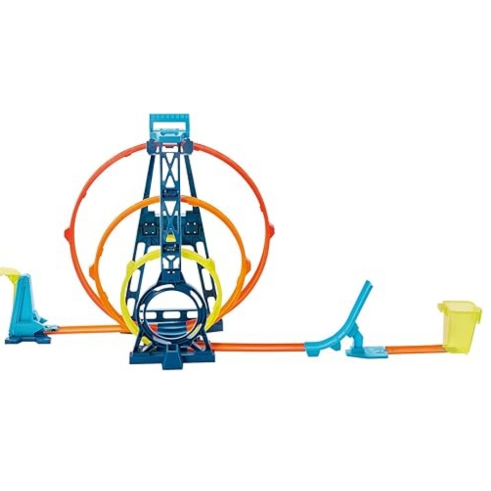 Hot Wheels Triple Loop Track Builder Set